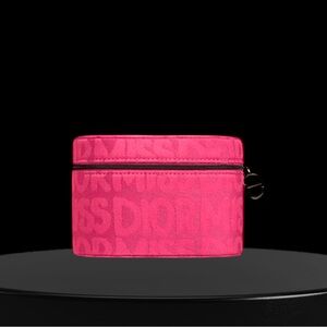 Dior Miss Dior Vibrant Pink Cosmetic Case with black zipper - new - Dior beauty